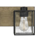 Holsten Medium 2-light Bath Light Matte Black