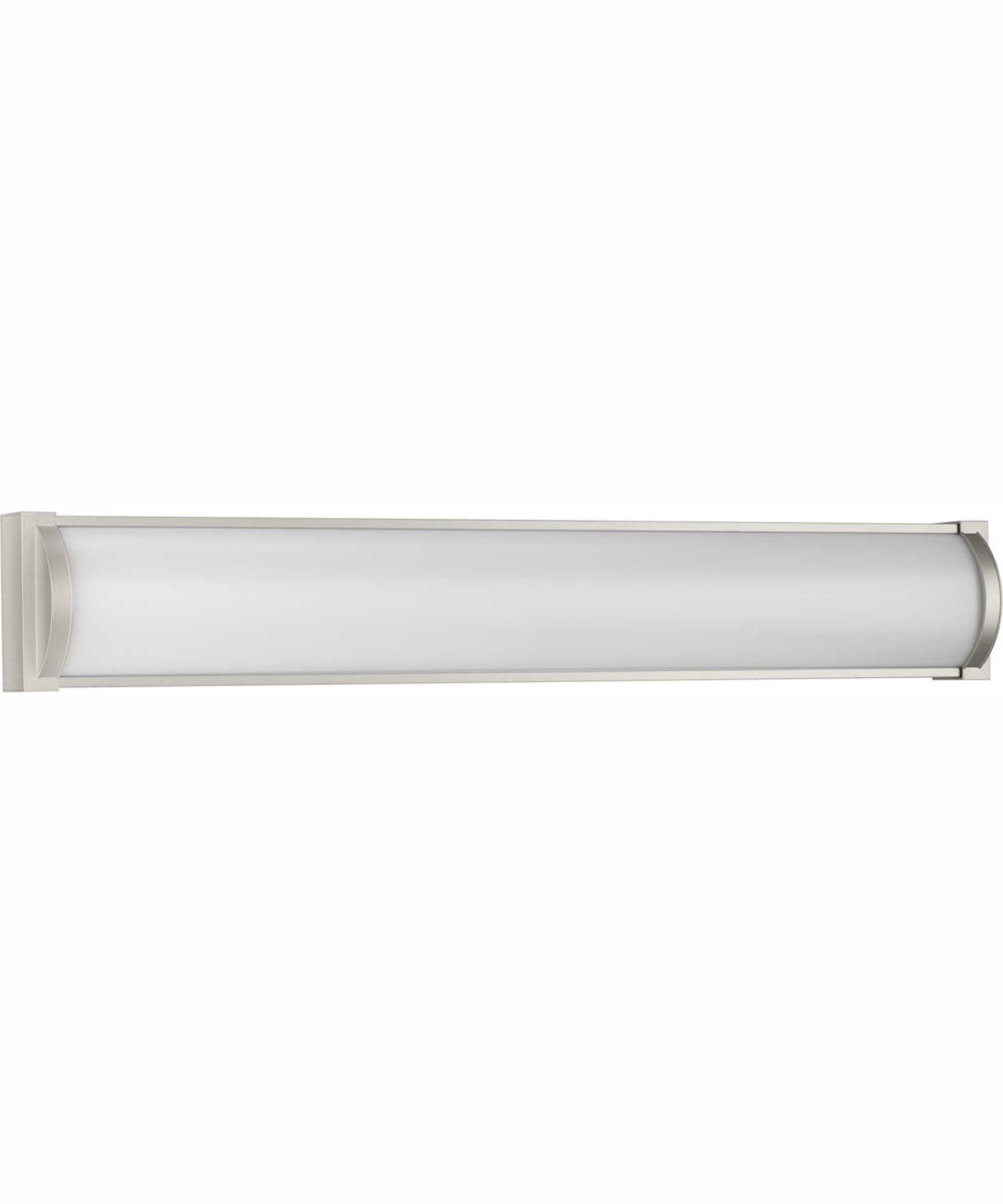 Barril 32 in. Large Modern Integrated LED Linear Vanity Light Brushed Nickel