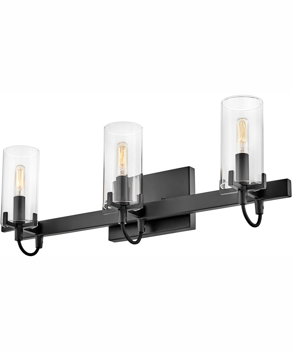 Ryden 3-Light Three Light Vanity in Black