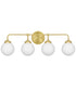 Landry Extra Large 4-light Bath Light Satin Brass