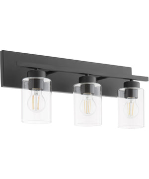 Carter 3-light Bath Vanity Light Matte Black