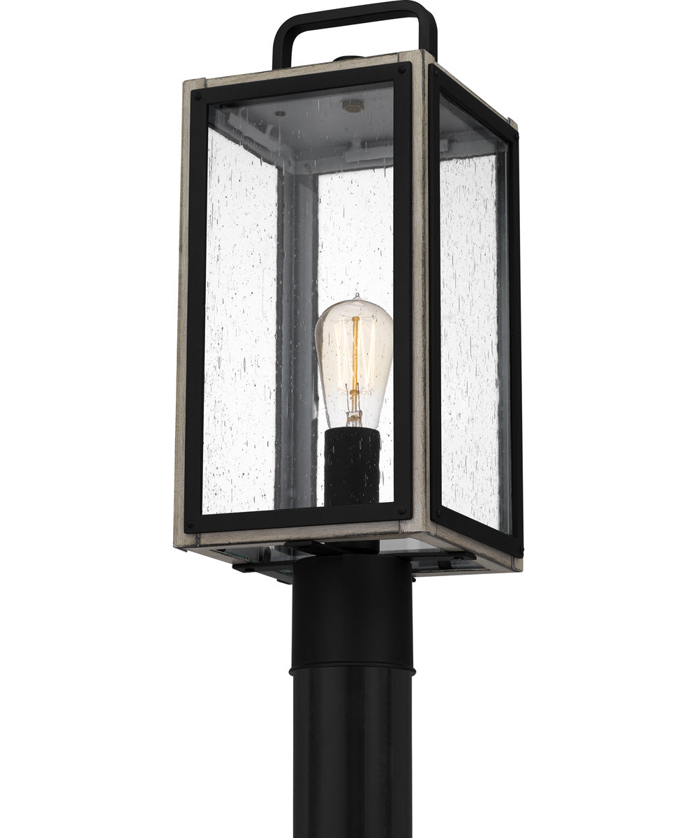 Bramshaw Large 1-light Outdoor Post Light  Coastal Armour Aluminum Matte Black