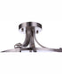 Elliot 3-Light Semi Flush Brushed Polished Nickel