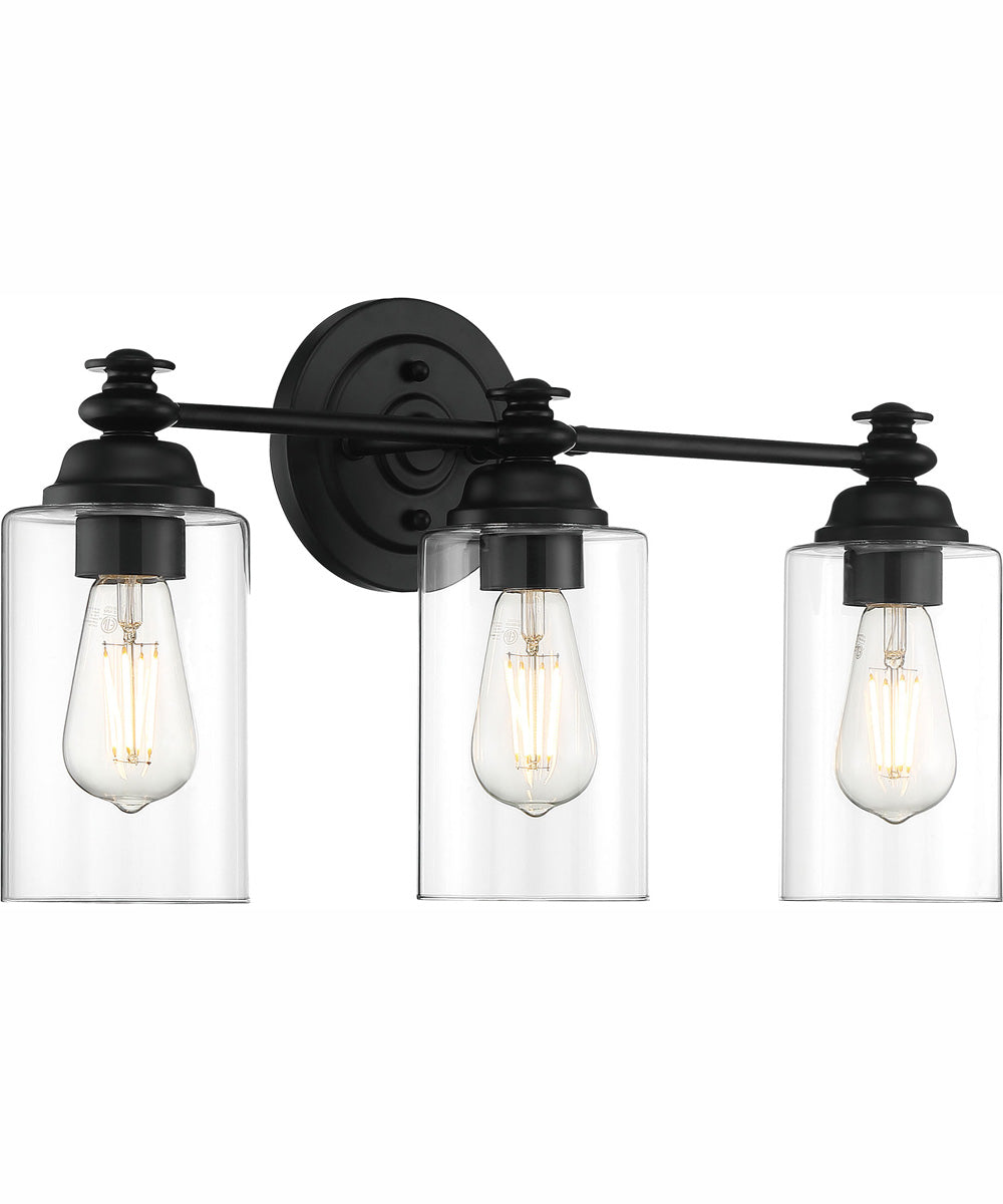 Dardyn 3-Light Vanity Flat Black