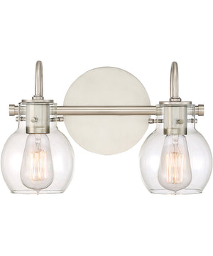 Andrews Medium 2-light Bath Light Antique Nickel