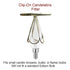 4"W x 4"H Chandelier White Linen Clip-On Lamp shade