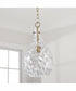 Brentwood 1-Light Pendant Aged Brass