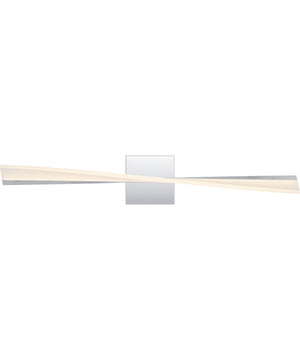 Fox Large Bath Light Polished Chrome