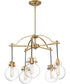 Sidwell 5-light Chandelier Weathered Brass