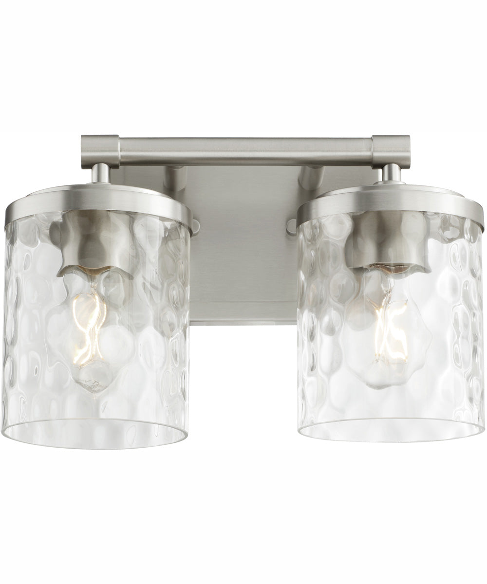 Starky 2-light Bath Vanity Light Satin Nickel