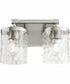 Starky 2-light Bath Vanity Light Satin Nickel