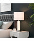 Quilla 1-Light Table Lamp With Led Frost Acrylichrome/ White