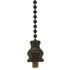 FanDapter Oiled Bronze Ceiling Fan Pull 12" Chain Length