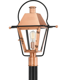 Rue De Royal Large 1-light Outdoor Post Light Aged Copper