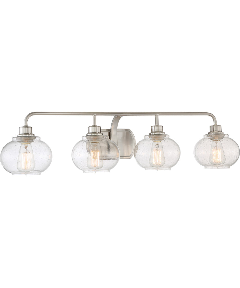 Trilogy Extra Large 4-light Bath Light Brushed Nickel