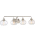 Trilogy Extra Large 4-light Bath Light Brushed Nickel