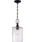 Dardyn 1-Light Mini Pendant Flat Black