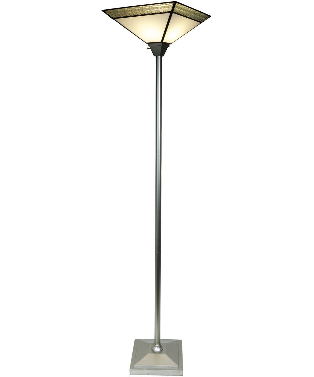 72 Inch H Leonetto Fused Glass Torchiere Floor Lamp