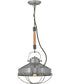 Brooklyn 1-Light Medium Pendant in Rustic Pewter