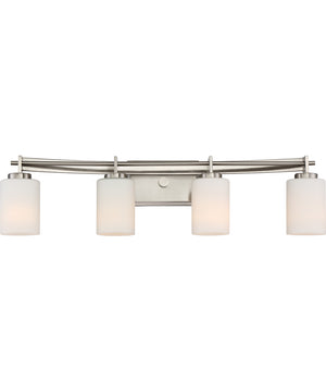 Taylor Extra Large 4-light Bath Light Brushed Nickel