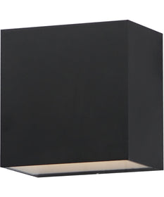 Blok 2-Light LED Outdoor Sconce Black