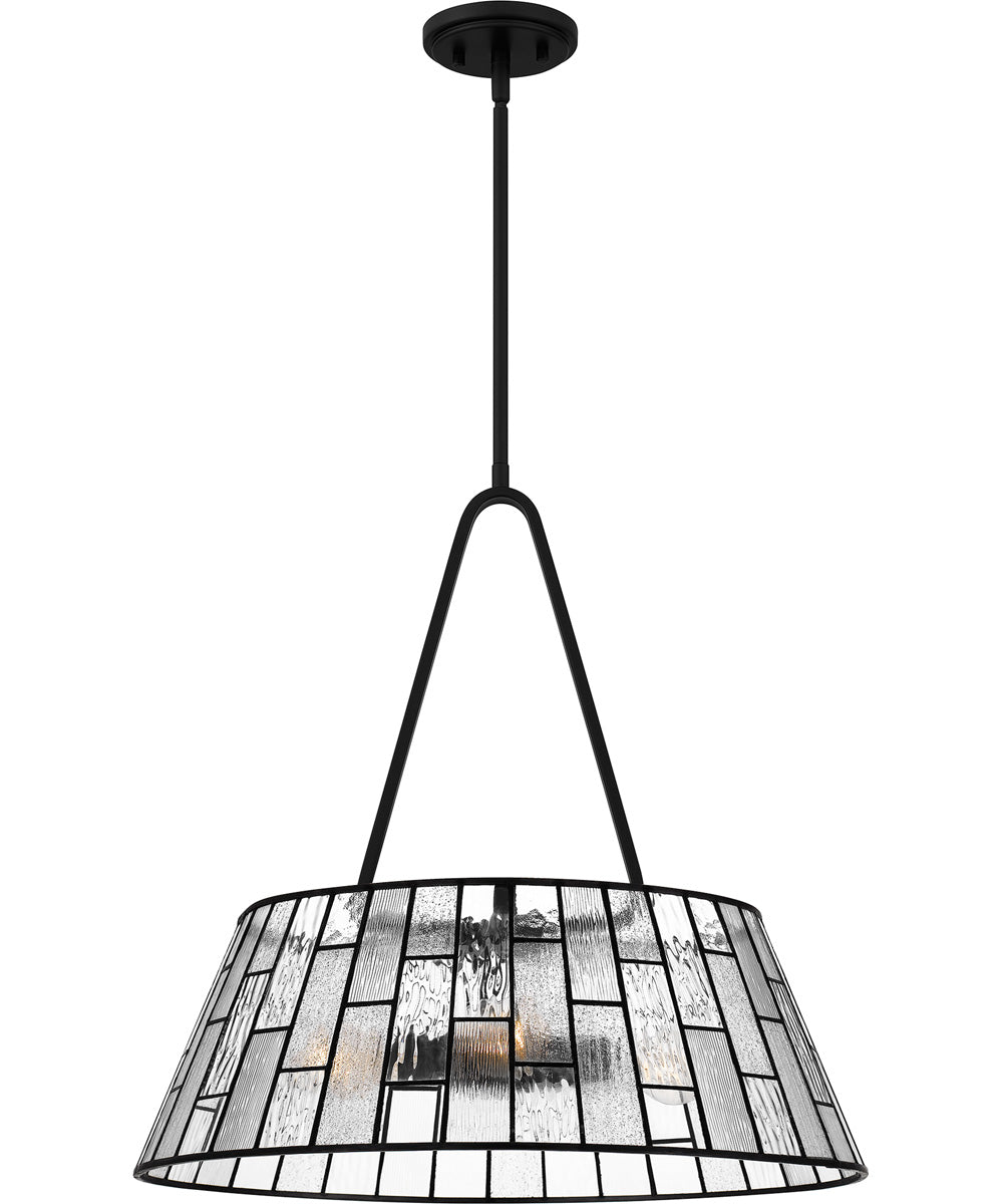 Quoizel Pendant 4-light Pendant Matte Black