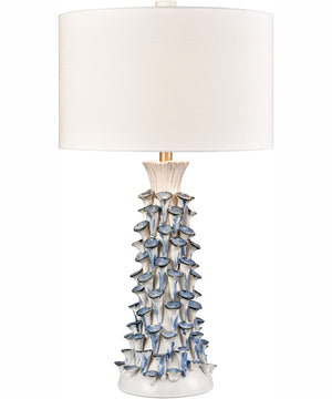 Habel 31'' High 1-Light Table Lamp - White Glaze