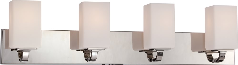 32"W Vista 4-Light Vanity & Wall Polished Nickel