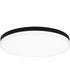 Weldin Large Flush Mount Matte Black White
