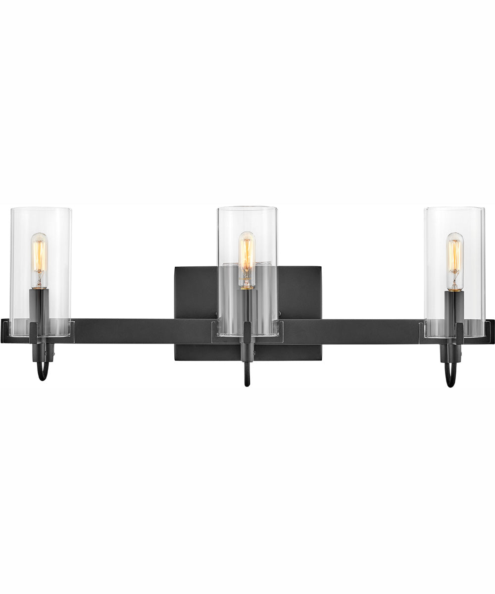Ryden 3-Light Three Light Vanity in Black