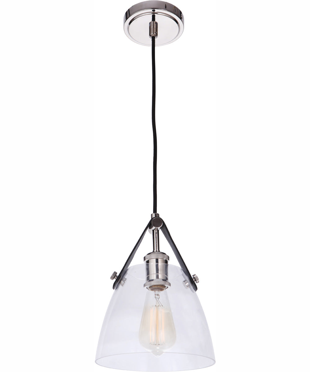 Hagen 1-Light Pendant Polished Nickel