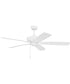 52" Fortitude Ceiling Fan (Blades Included) White
