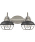 Sandpiper Medium 2-light Bath Light Antique Polished Nickel