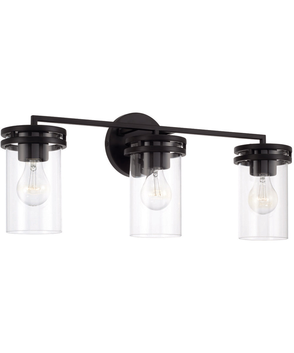 Fuller 3-Light Vanity Matte Black