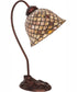 8" Wide Tiffany Fishscale Desk Lamp