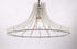 17"W Wood 1-Light  Pendant  White