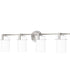 Seymour Extra Large 4-light Bath Light Brushed Nickel