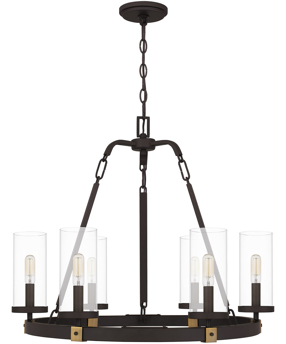 Lisbon 6-light Chandelier Old Bronze