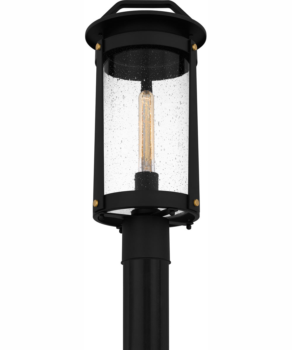 Clifton Large 1-light Outdoor Post Light  Coastal Armour Aluminum Earth Black