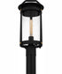 Clifton Large 1-light Outdoor Post Light  Coastal Armour Aluminum Earth Black
