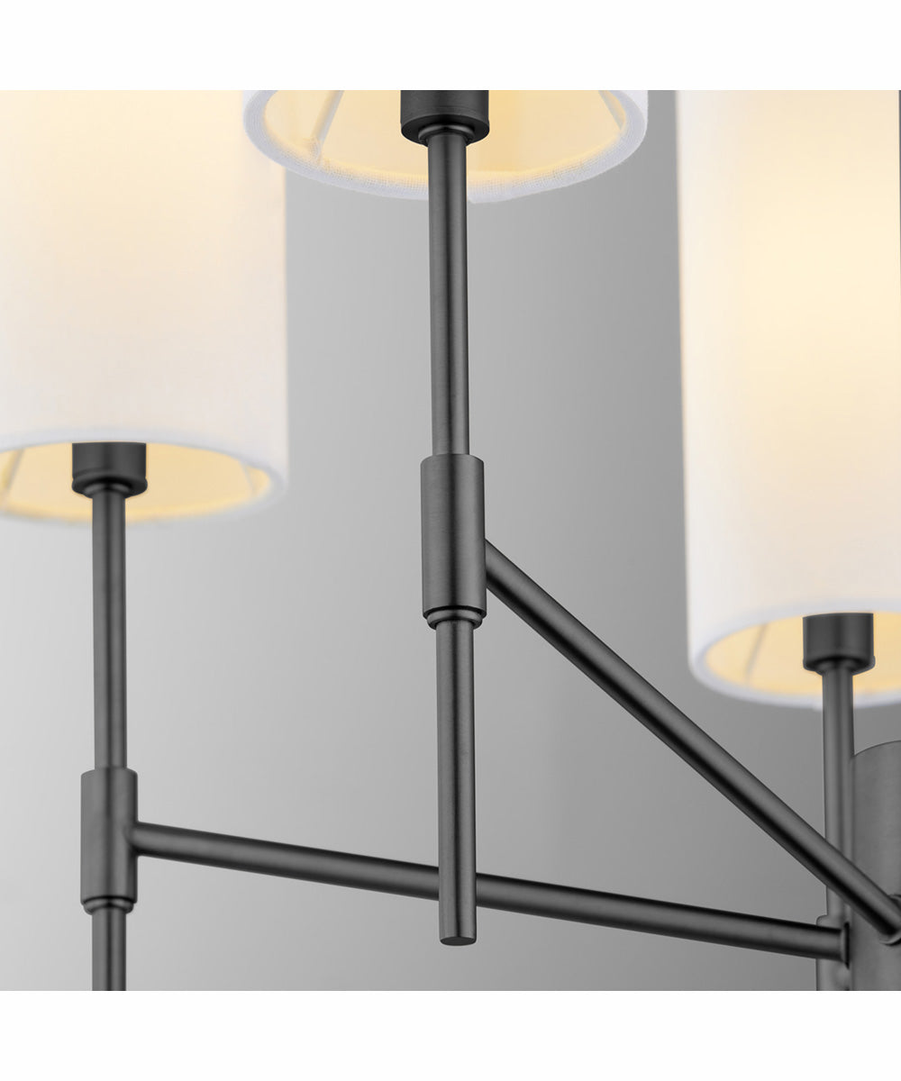 Hamilton 5-light Chandelier Matte Black