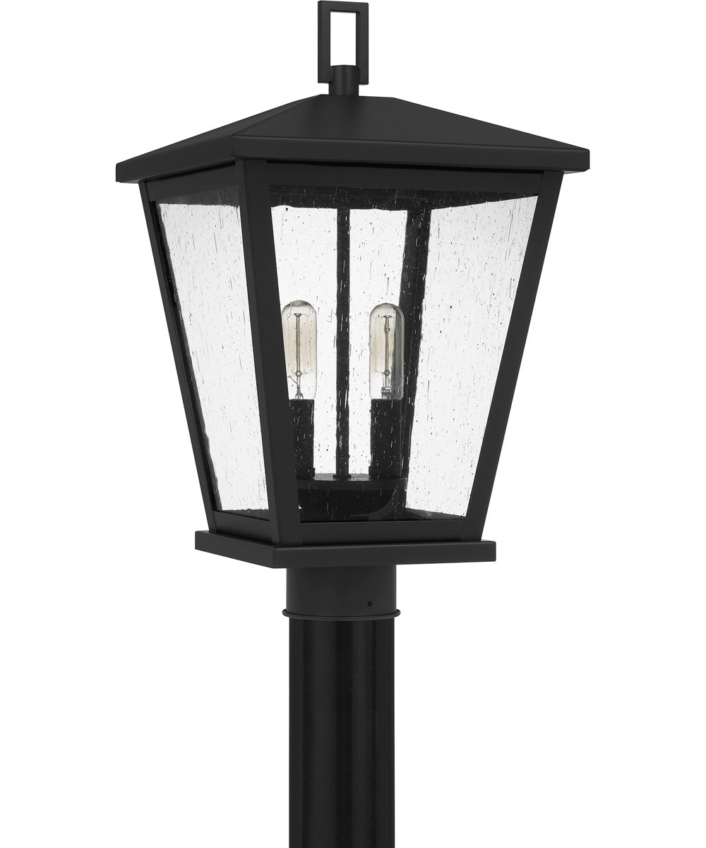 Joffrey Large 2-light Outdoor Post Light Matte Black