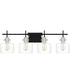 Pensbury Extra Large 4-light Bath Light Matte Black