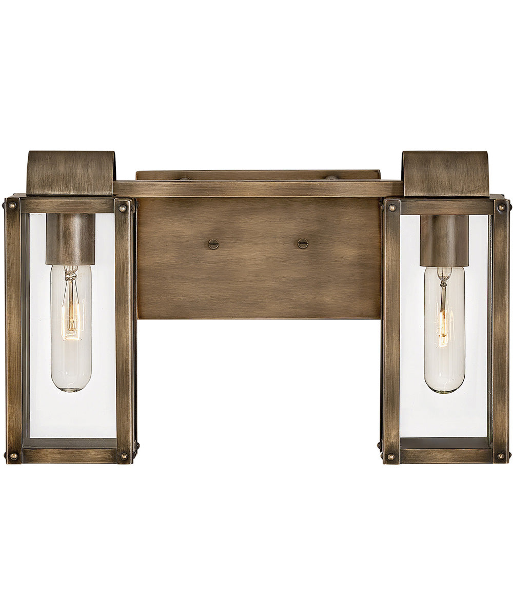 Sag Harbor 2-Light Two Light Vanity in Burnished Bronze