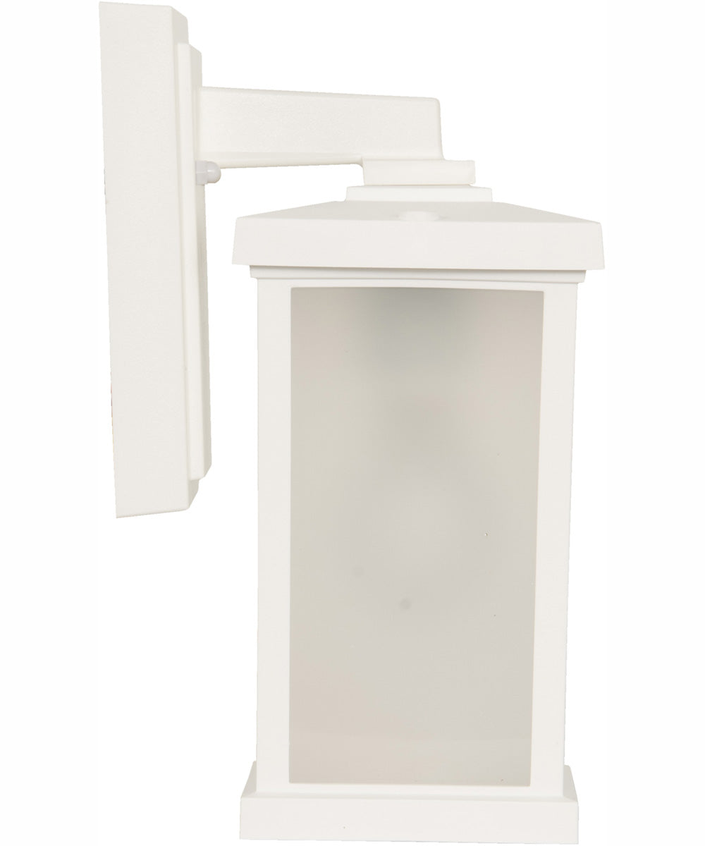 Resilience Lanterns 1-Light Outdoor Wall Lantern Matte White