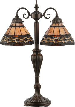 28"H Ilona 2 Light Table Lamp
