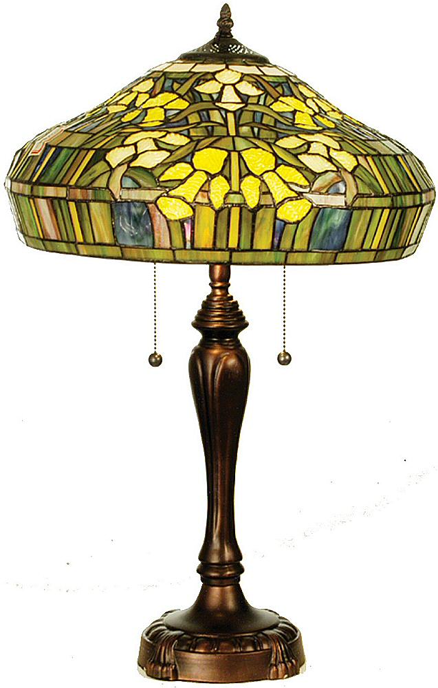 25"H Jonquil  Tiffany Table Lamp