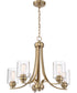 Bolden 5-Light Chandelier Satin Brass
