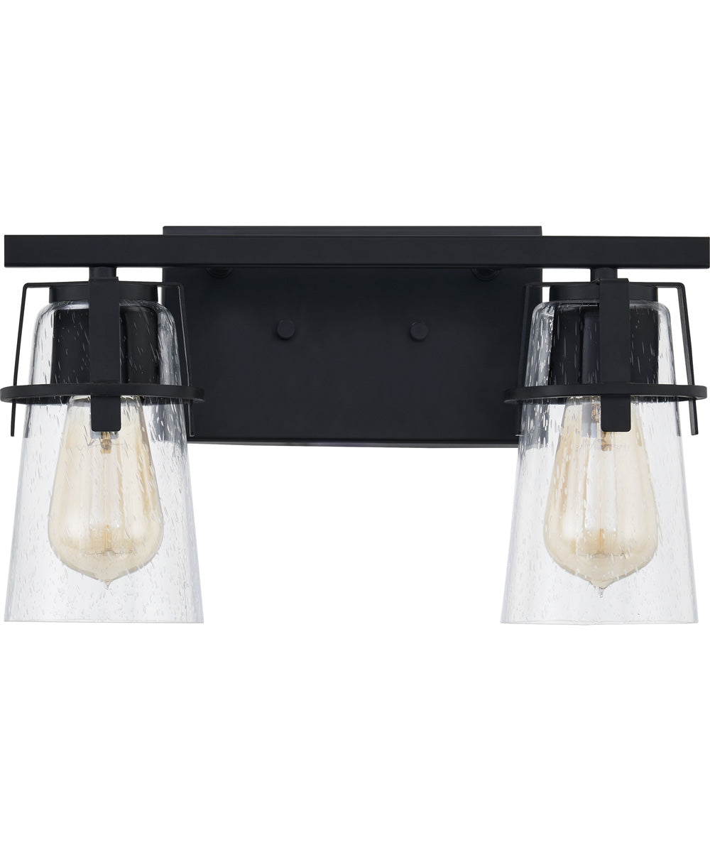 Knox Medium 2-light Bath Light Matte Black
