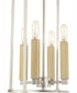 Olympus 4-light Entry Foyer Hall Chandelier Satin Nickel